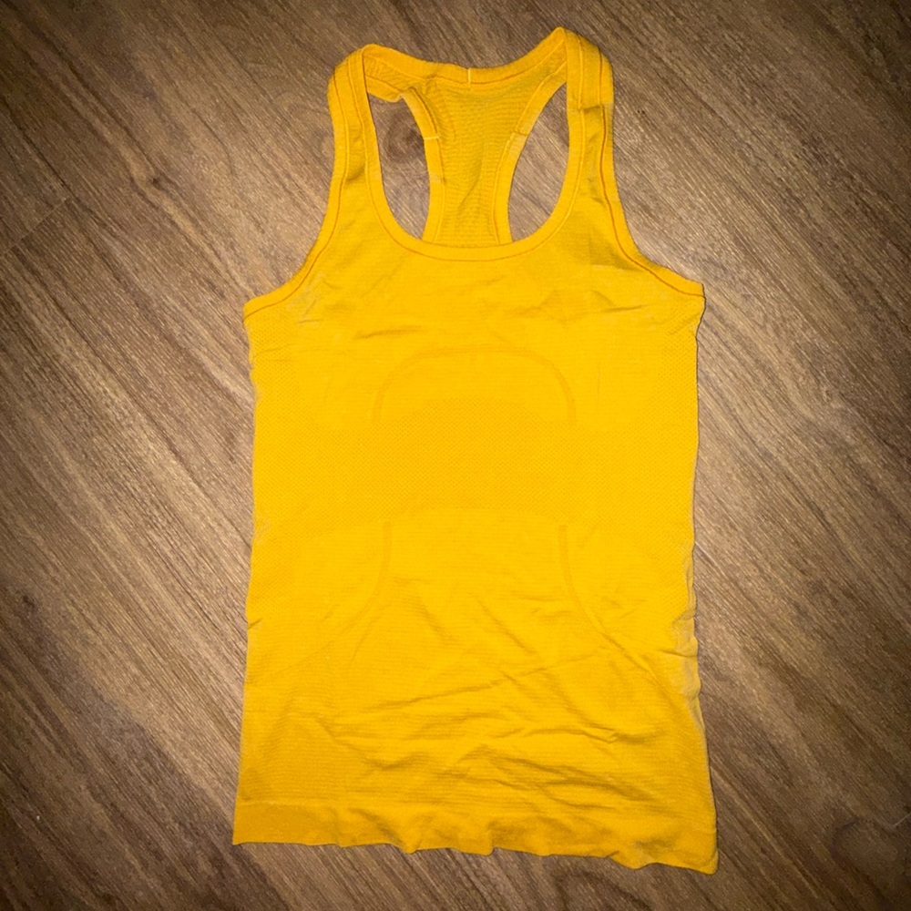 Lululemon Athletica Vibrant Yellow Tank Top